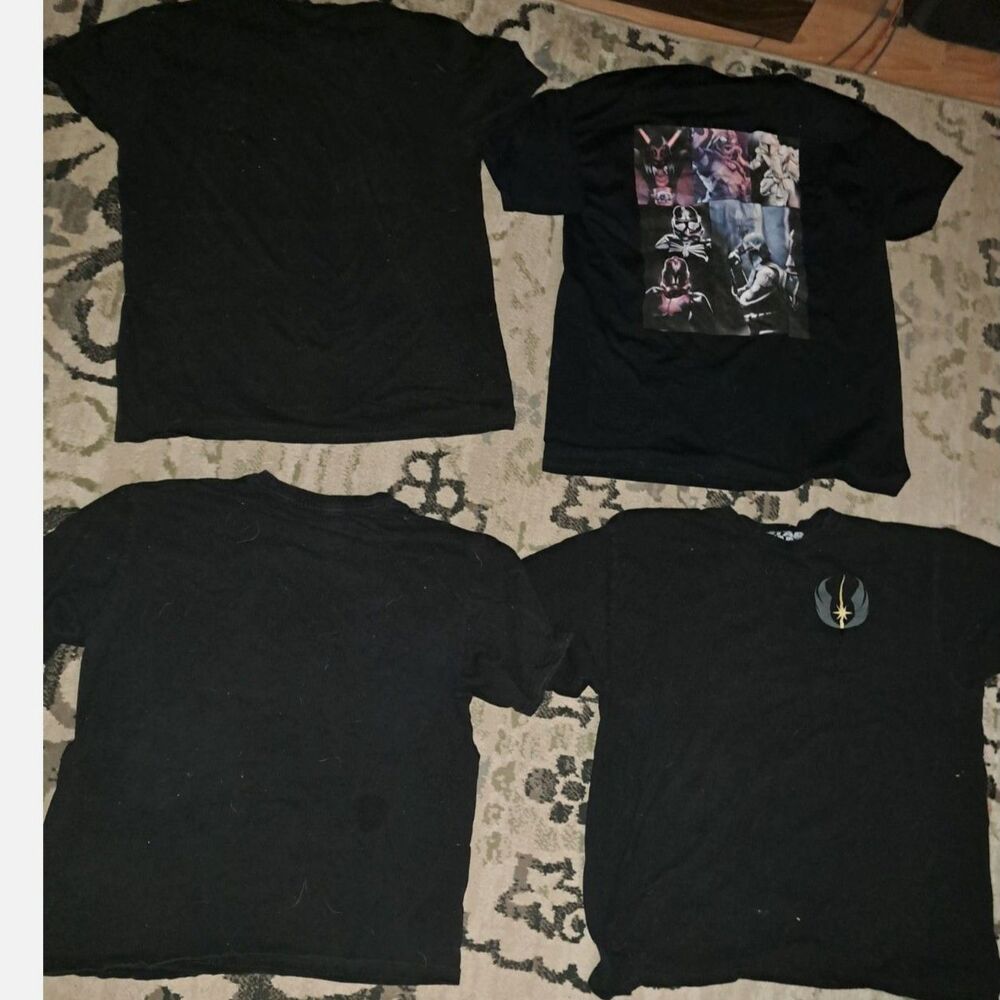 4 Vintage Star Wars Adult Tee's in Size Large May The Force Be With YOU!